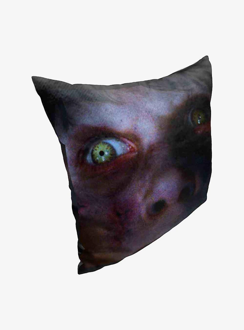 The Exorcist A Demon's Eyes Throw Pillow