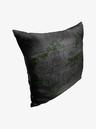 Beetlejuice Ghostly Gravestone Throw Pillow