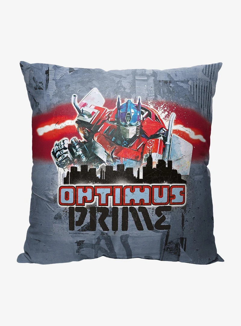 Transformers: Rise Of The Beasts Brooklyn Optimus Throw Pillow