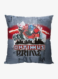 Transformers: Rise Of The Beasts Brooklyn Optimus Throw Pillow