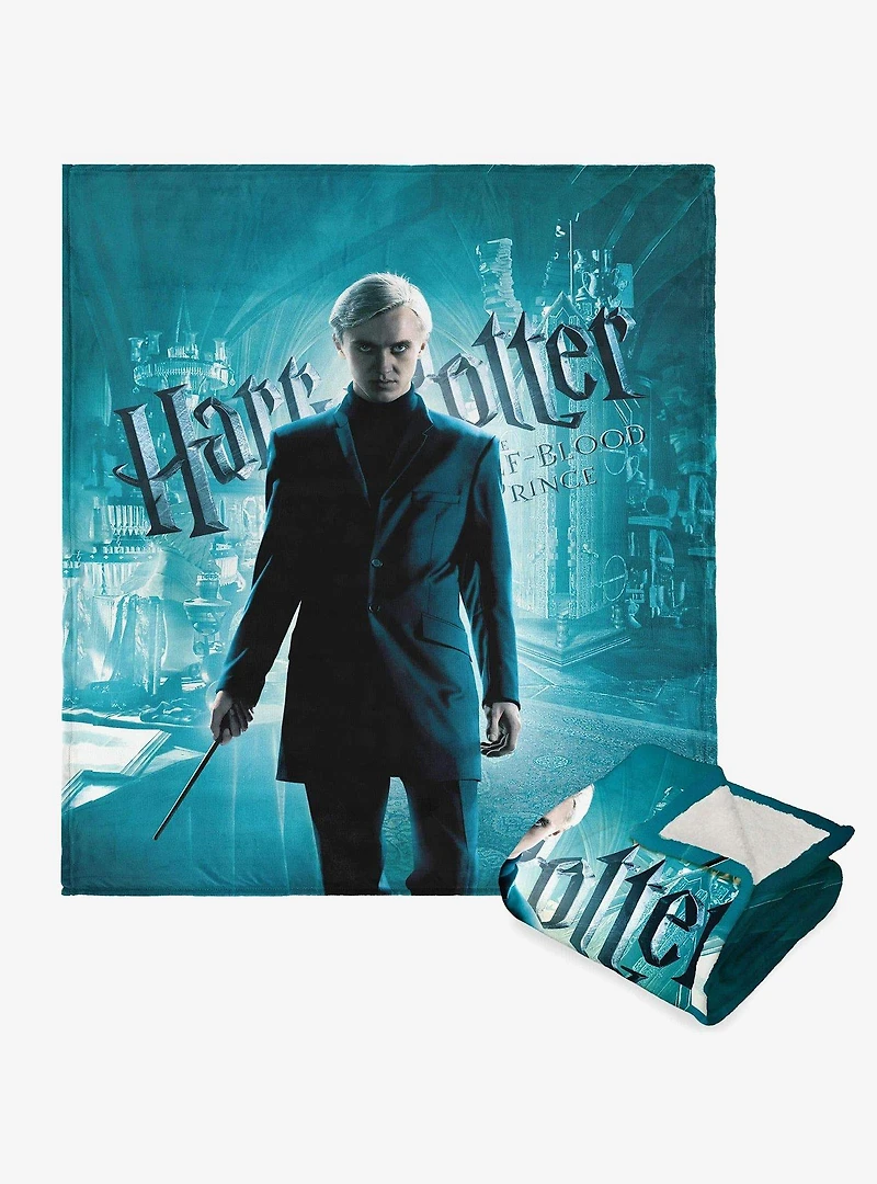 Harry Potter Draco Half Blood Prince Silk Touch Sherpa Throw Blanket