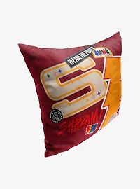 DC Comics Shazam Shazam Stickers Throw Pillow