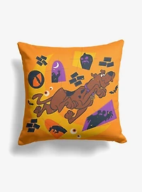 Scooby-Doo! Running Through Haunted Halls Throw Pillow
