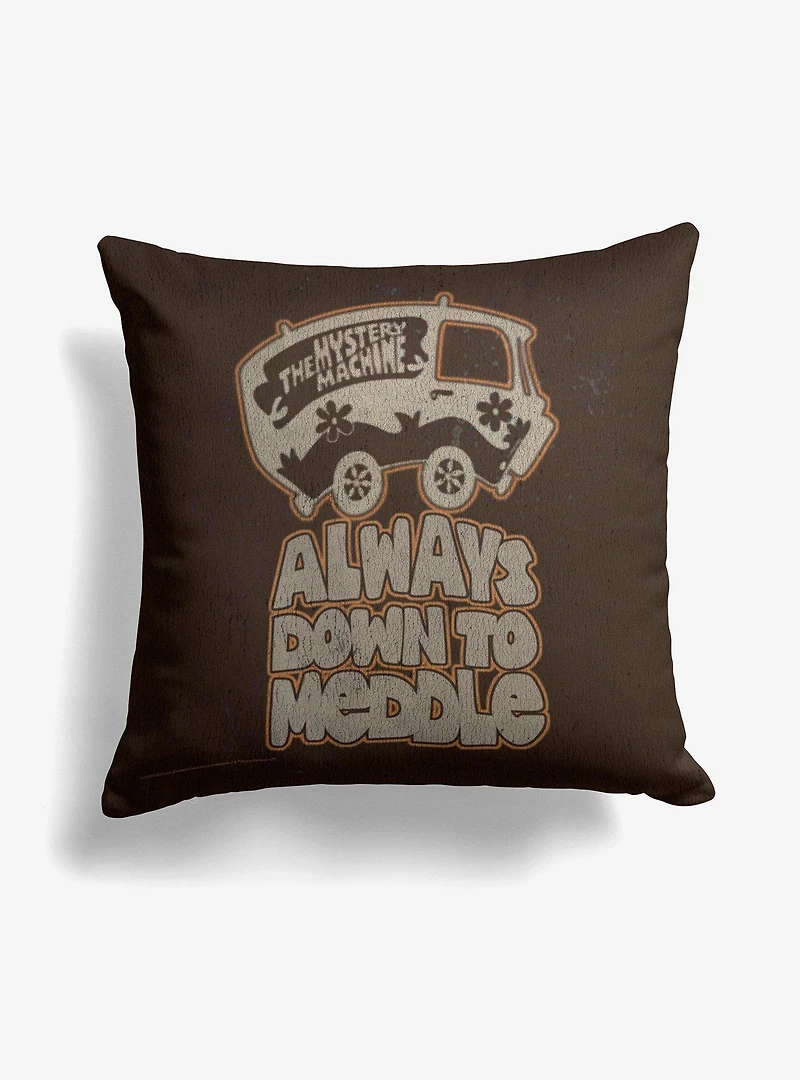 Scooby-Doo! Down To Meddle Throw Pillow
