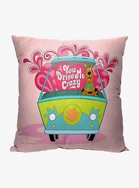Scooby-Doo! You Drive Me Crazy Throw Pillow