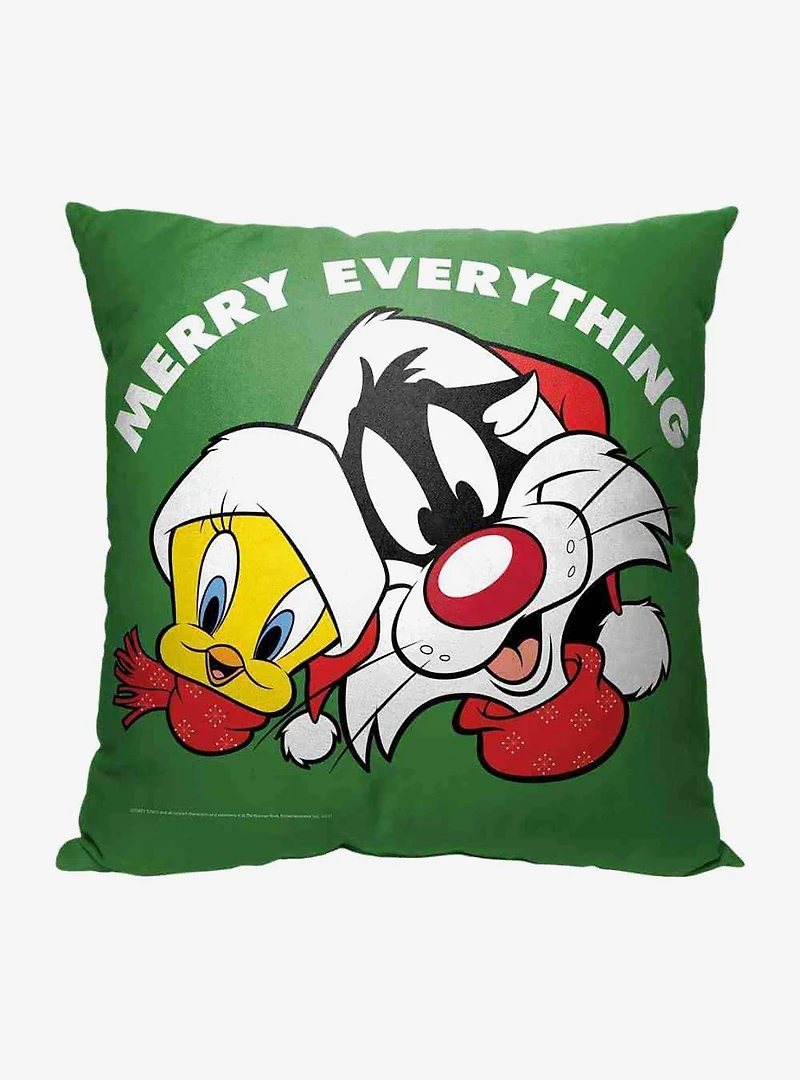 Looney Tunes Merry Everything Throw Pillow