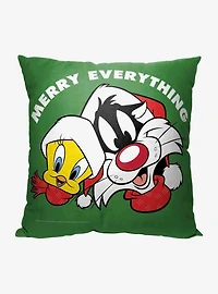 Looney Tunes Merry Everything Throw Pillow