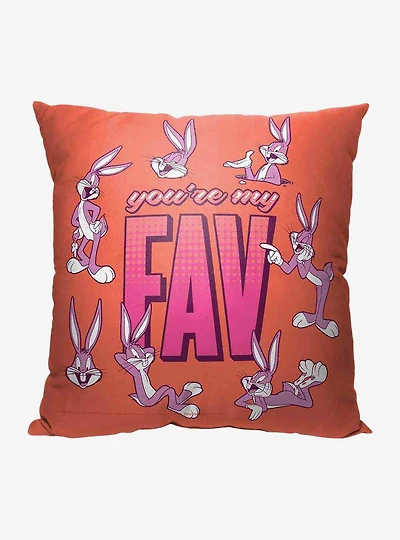 Looney Tunes Youre My Fav Throw Pillow
