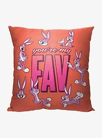 Looney Tunes Youre My Fav Throw Pillow