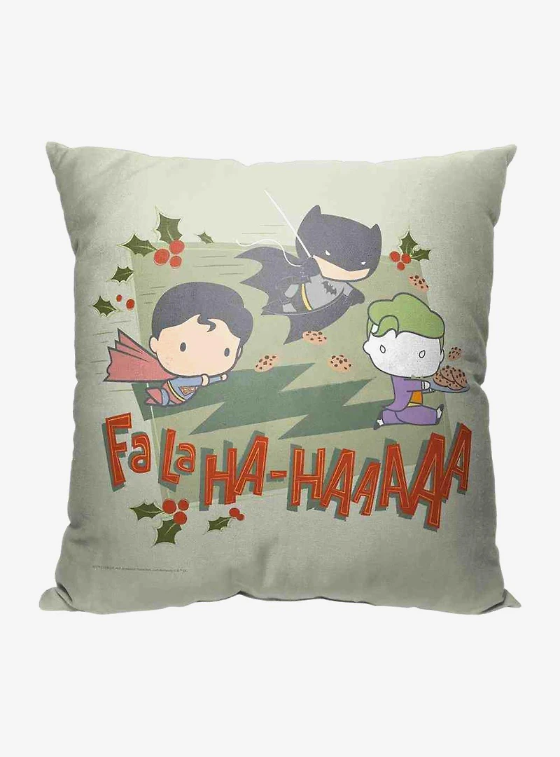 Justice League Fa La Ha Throw Pillow