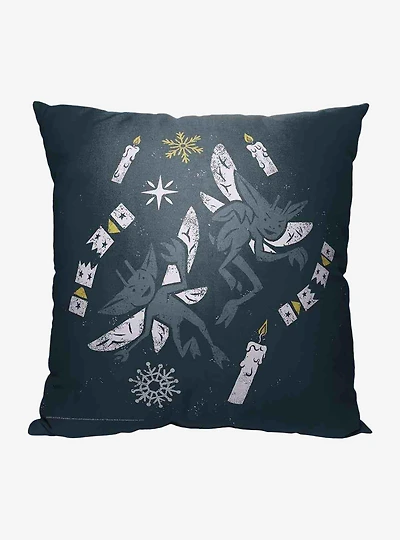 Harry Potter Feastive Freaky Fairies Throw Pillow