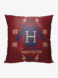 Harry Potter Harrys Sweater Throw Pillow