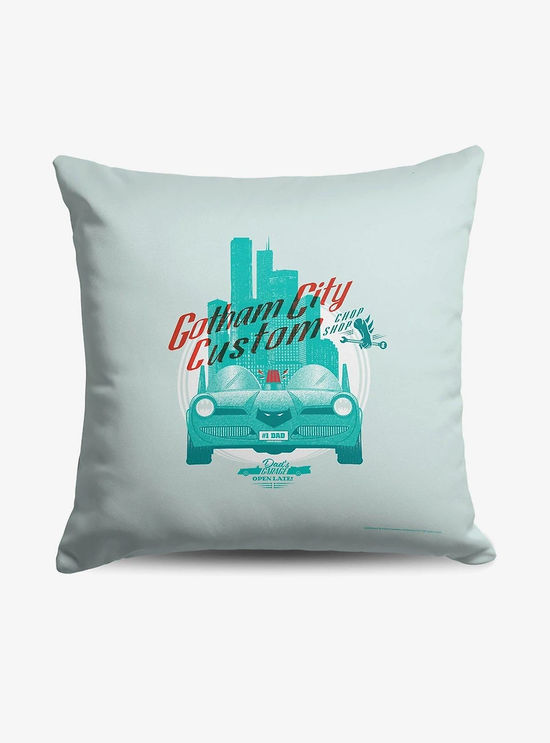 DC Comics Batman Gotham's Customs Throw Pillow