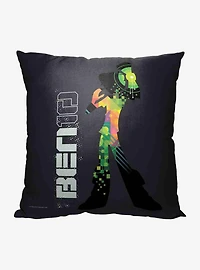 Ben 10 Ben Silhouette Throw Pillow