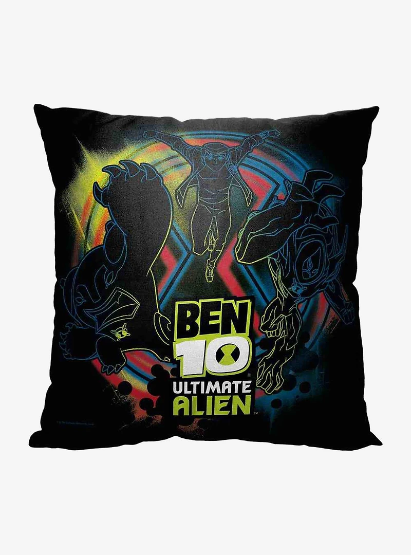 Ben 10 Graffiti Ben Throw Pillow
