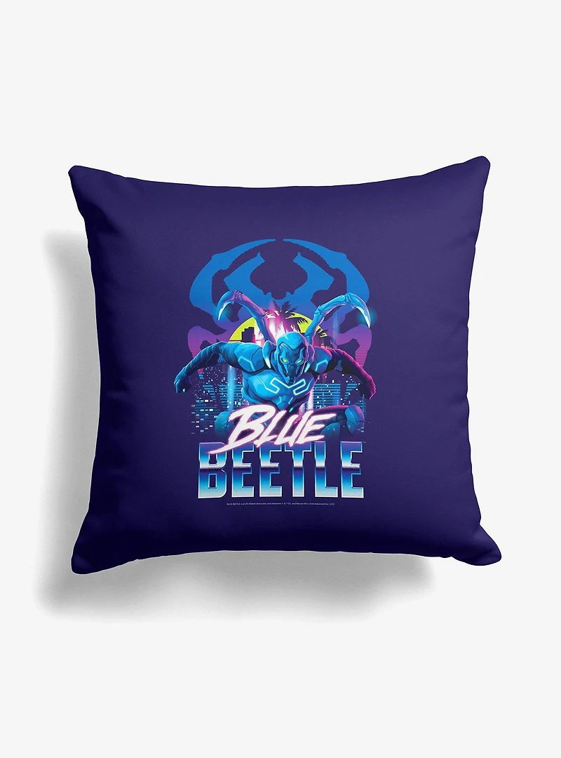 DC Comics Blue Beetle Unpredictable Power Throw Pillow