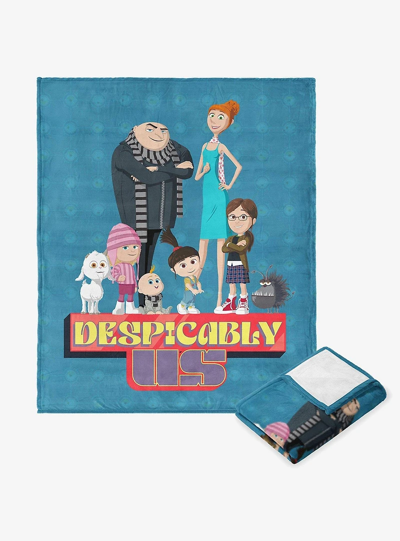 Despicable Me 4 Despicably Us Cloud Throw Blanket