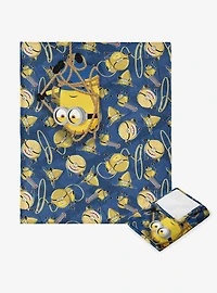 Despicable Me 4 Just Hanging Cloud Throw Blanket