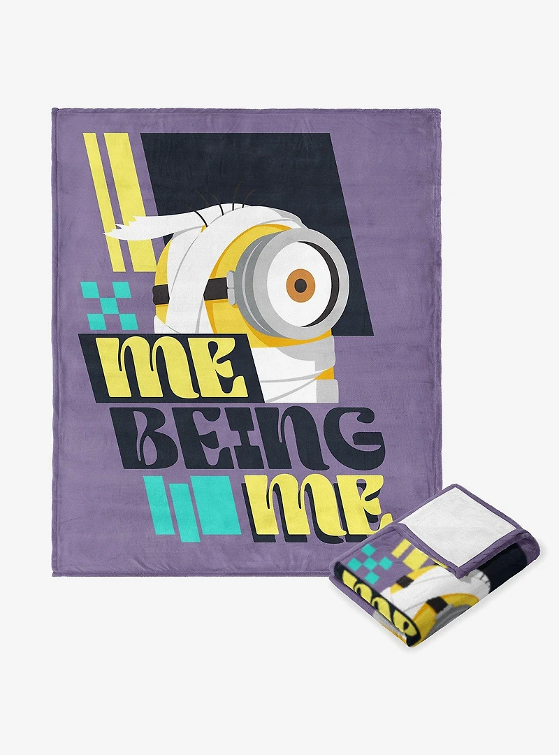 Despicable Me 4 Me Being Me Cloud Throw Blanket