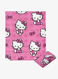 Hello Kitty I Love Pink Silk Touch Throw Blanket