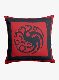 Game of Thrones Year of the Dragon Razorblade Throw Pillow