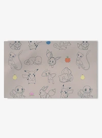 Pokemon Poke Pattern Washable Rug
