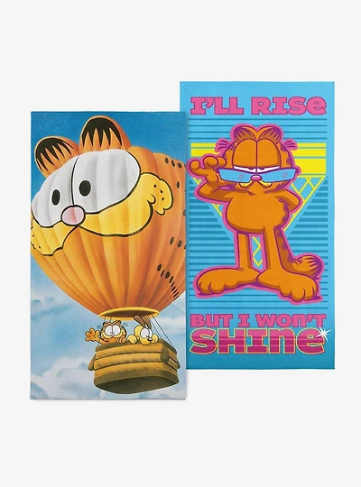 Garfield Balloon Buds + Love Weekends Beach Towel 2 Pack
