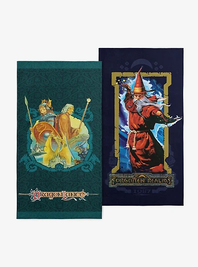 Dungeons and Dragons Dragon Lance + Wizard Realms 2-Pack Beach Towel