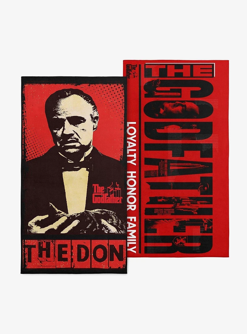 The Godfather The Don + Distressed Godfather 2-Pack Beach Towel