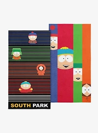 South Park Class Picture + Stripe 2-Pack Beach Towel