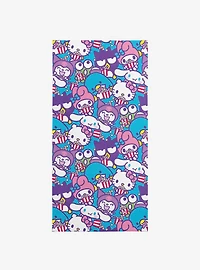 Hello Kitty & Friends Popcorn Party Microfiber Beach Towel