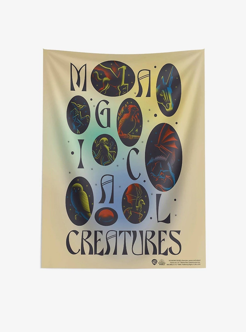 Harry Potter Magical Creatures Wall Hanging