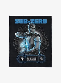 Mortal Kombat Subzero For The Lin Kuei Silk Touch Throw Blanket