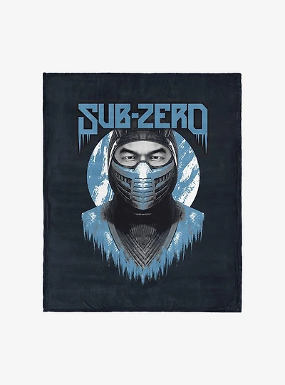 Mortal Kombat Subzero Silk Touch Throw Blanket 