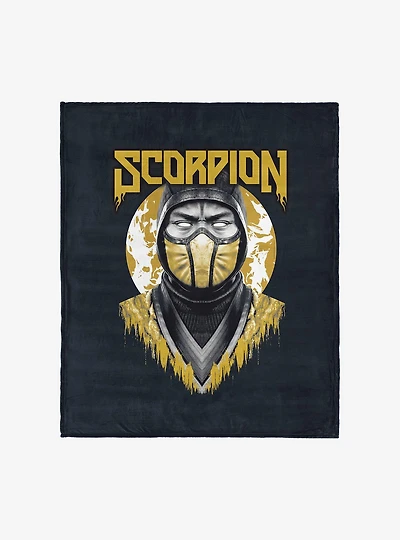 Mortal Kombat Scorpion Silk Touch Throw Blanket