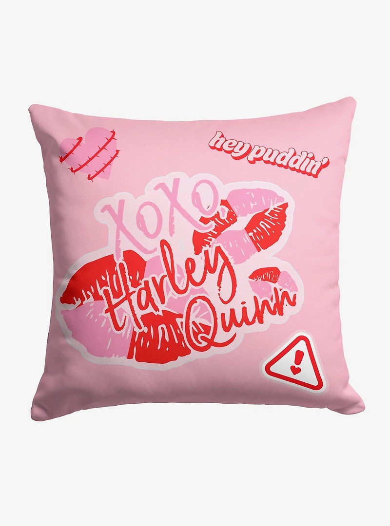 DC Comics Love Harley Throw Pillow