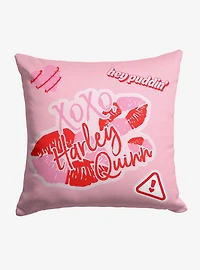 DC Comics Love Harley Throw Pillow