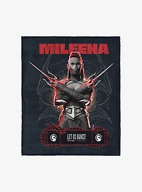 Mortal Kombat Mileena Let Us Dance Silk Touch Throw Blanket 