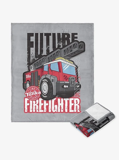 Tonka Future Firefighter Tonka Silk Touch Throw Blanket