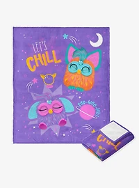 Furby Let's Chill Silk Touch Throw Blanket 
