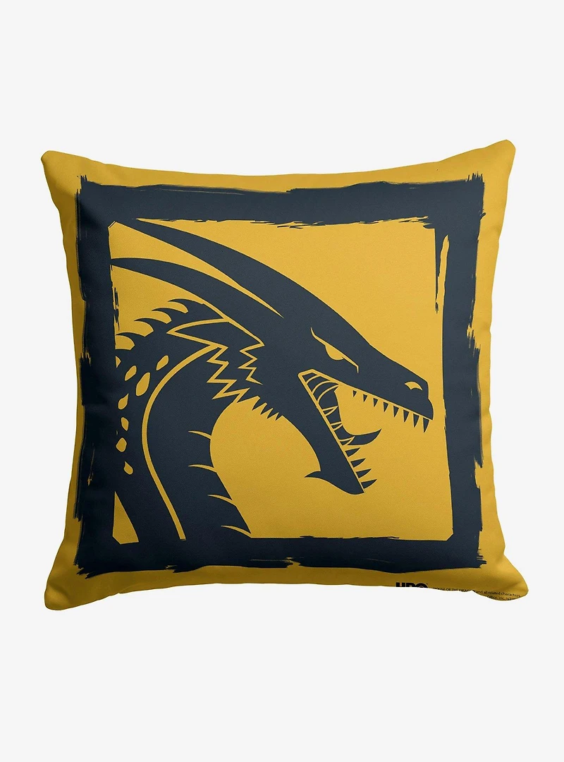 Game of Thrones Year of the Dragon Gold Dragon Throw Pillow