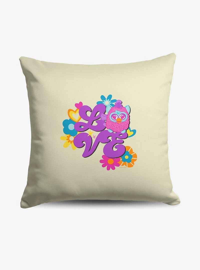Furby Funky Furby Throw Pillow