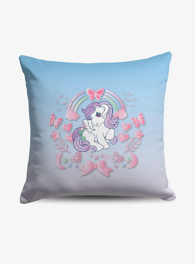 My Little Pony Bows And Butterflies Throw Pillow