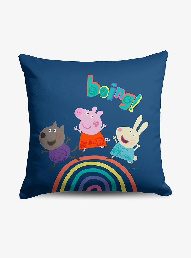 Peppa Pig Boing Throw Pillow