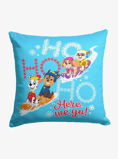 Paw Patrol Ho Ho Here We Go Throw Pillow