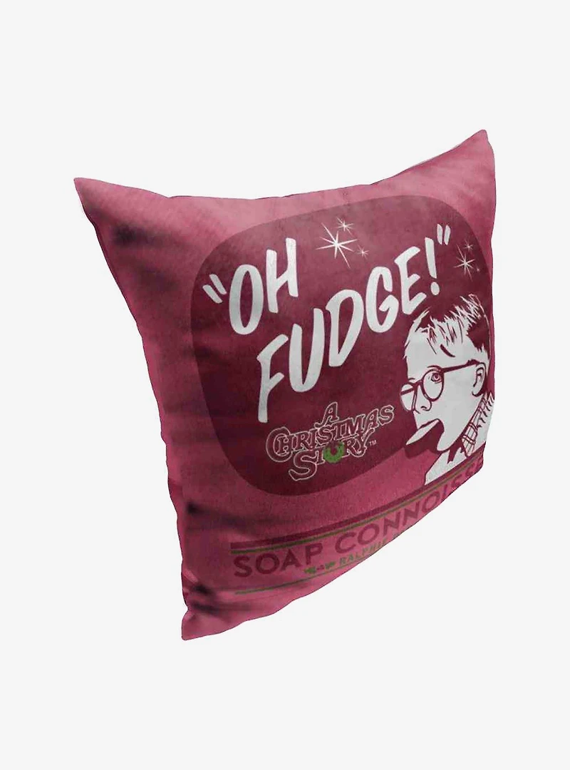 A Christmas Story Soap Connoisseur Throw Pillow