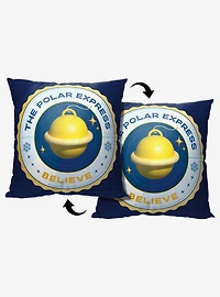 Polar Express Believe Throw Pillow