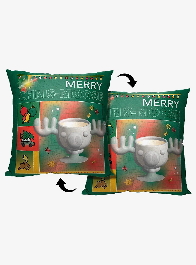 Christmas Vacation Chris Moose Throw Pillow