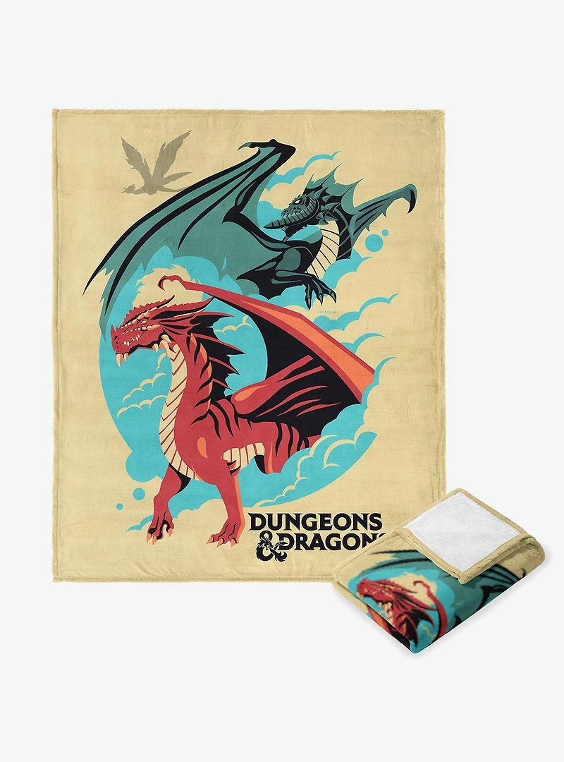 Dungeons & Dragons Red Dragon Silk Touch Throw Blanket