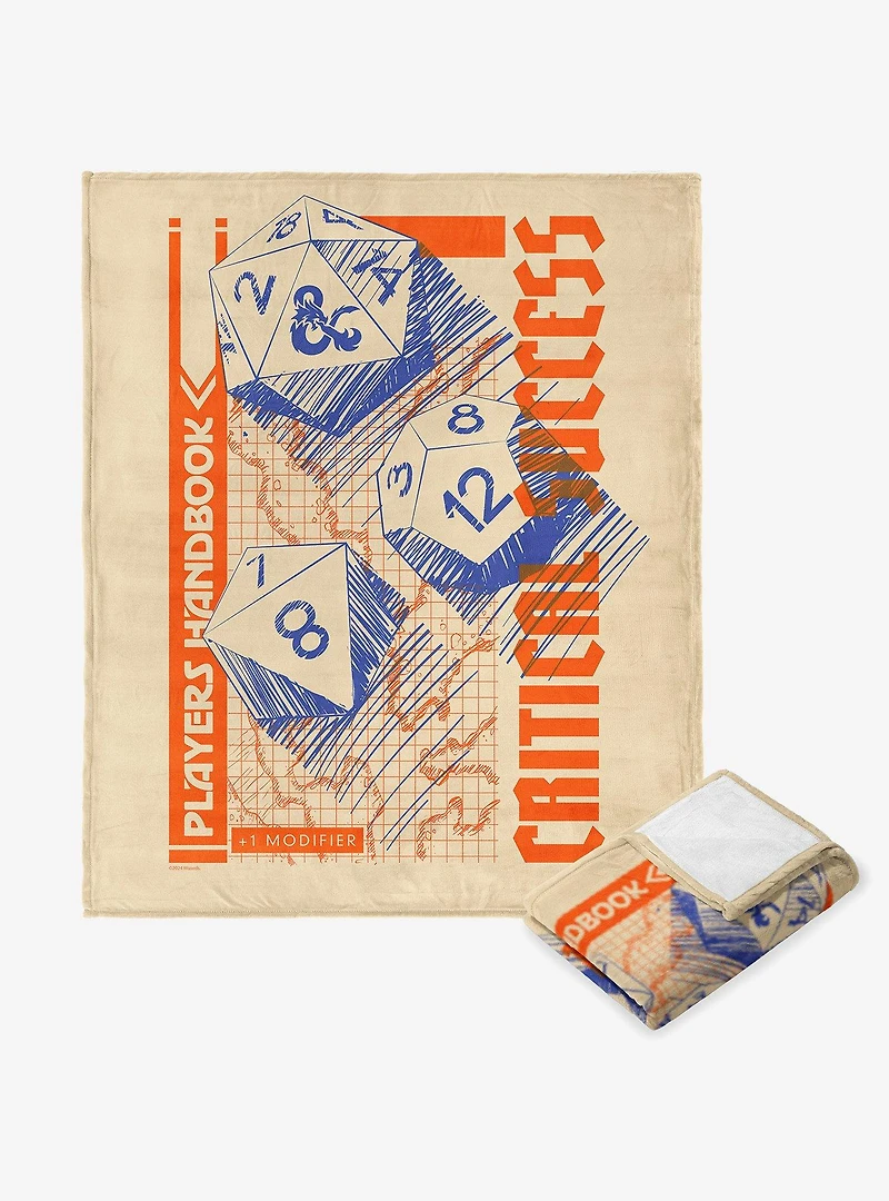 Dungeons & Dragons Critical Success Silk Touch Throw Blanket